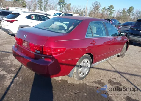 2005 Honda Accord 3.0 Lx from USA, damaged, VIN 1HGCM66375A067302